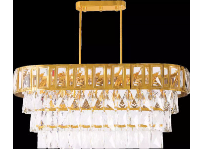 Ovaler Kronleuchter Deckenlampe Lampe Luster Kronleuchter Decke Kristalllampe