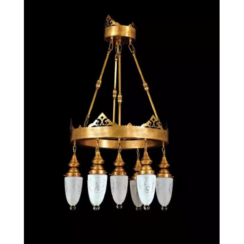 Hängeleuchte Kronleuchter Lampe Kristalllampe Deckenleuchte Lampen 60x125