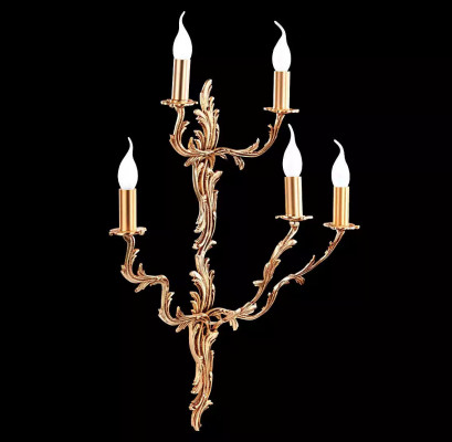 Wandlampe Wand Leuchten Lampen Wohnzimmer Schlafzimmer Luxus gold