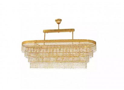 Deckenleuchter Luxus Kronleuchter Deckenlampe Lüster Kristall Esszimmer Tisch