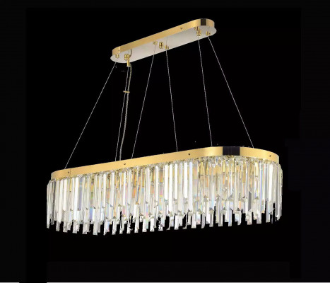 Kronleuchter Kristall Luxus Gold Pendel Hänge Lampe Leuchte Wohnzimmer