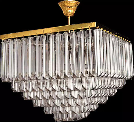 Deckenleuchter Luxus Gold Kronleuchter Deckenlampe Lüster Kristall Leuchte