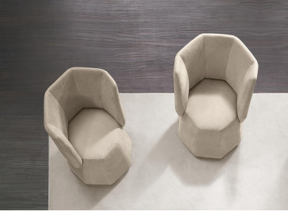 Design Sessel Luxus Einsitzer Modern Lehn Textil 1 Sitz Möbel Einsitzer Prianera