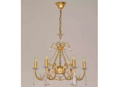 Klassische Deckenlampe Kronleuchter Deckenleuchter Gold Lichtkronleuchter Neu