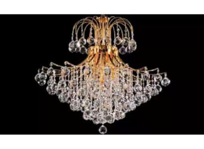 Luxus Kronleuchter Deckenlampe Deckenleuchter Goldene Königliche Lüstern