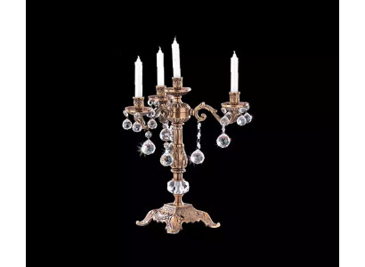 Klassischer Kerzenständer Kerzenhalter Goldener Kerzenleuchter Kandelaber