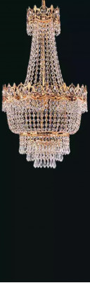 Kronleuchter Deckenleuchter Gold Deckenlampe Lüster Kristall Lampe 40x100