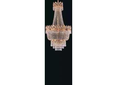 Kronleuchter Deckenleuchter Gold Deckenlampe Lüster Kristall Lampe 40x100