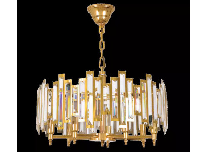 Deckenleuchte Luxus Kronleuchter Kristall Lampe Hängeleuchte Goldene Lampen