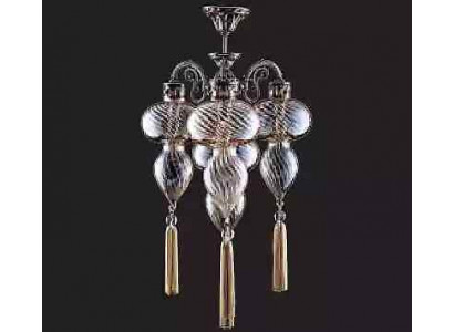 Lampen Deckenleuchter Lüster Kronleuchter Deckenlampe Glas Silber Neu