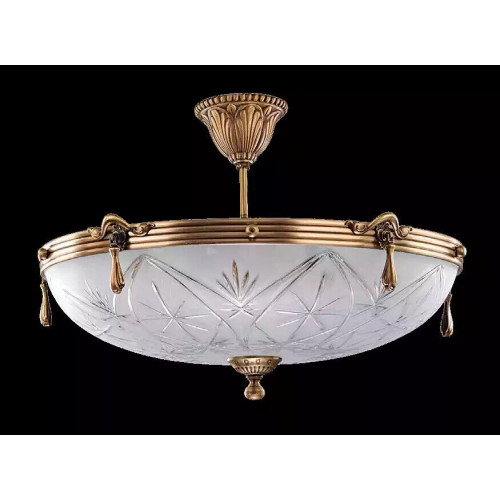 Deckenlampe Lüster Deckenleuchter Grau Lampe Kronleuchter Glas Gold