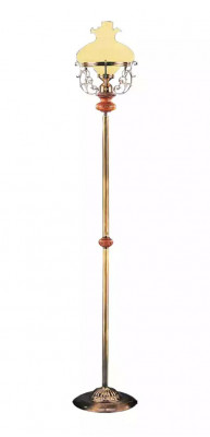 Stehlampe Standlampe Stand Luxus Leuchten Lampe Lampe Gold Glas 185 cm