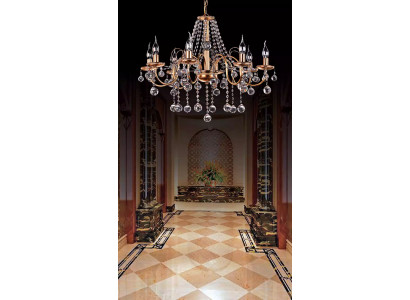 Königliche Luxus Lüster Deckenlame Kronlampe Deckenbeleuchtung Hängeluster