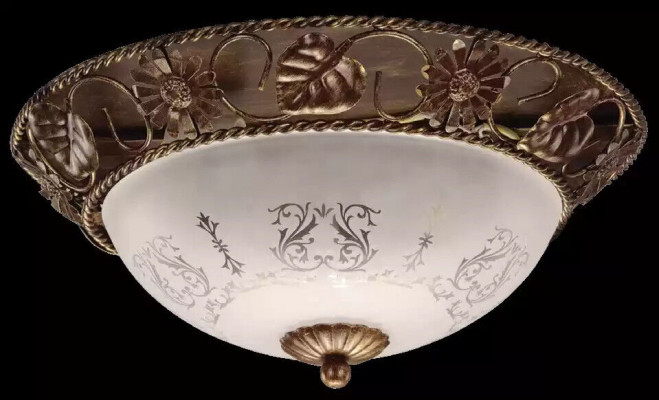 Deckenleuchter Lüster Kronleuchter Deckenlampe Lampen Glas Gold Rund