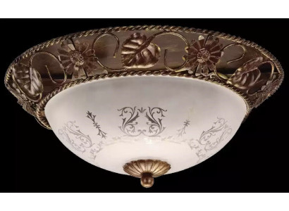 Deckenleuchter Lüster Kronleuchter Deckenlampe Lampen Glas Gold Rund