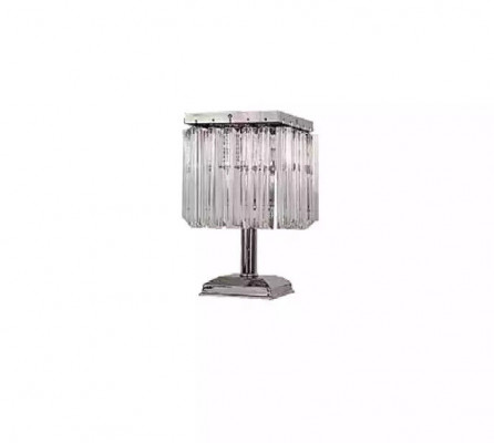 Tischlampe Tischleuchte Lampe Leuchten Silber Lampen Tisch Kristall