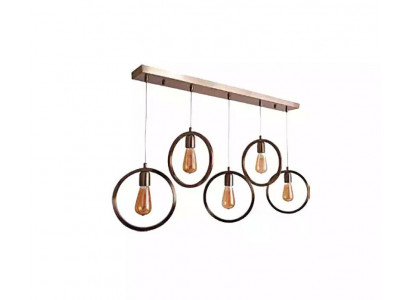 Pendelleuchte Schwarz schick Deckenlampe 70x90cm Wohnzimmer Leuchte