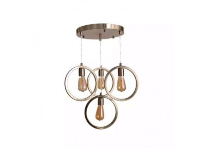Deckenlampe moderner Pendelleuchte Wohnzimmer Luxus Matt Chrome 35x70