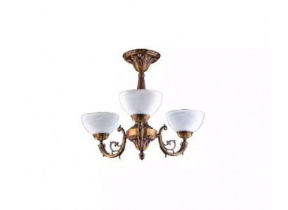 Kronleuchter Deckenlampe Lüster Deckenleuchter Antique Lampe Glas Gold