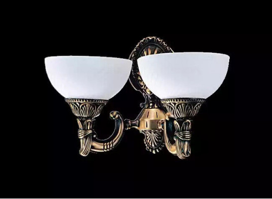 Wandlampe Wandleuchten Art Wandleuchte Lüster Wand Lampen Weiß Glas