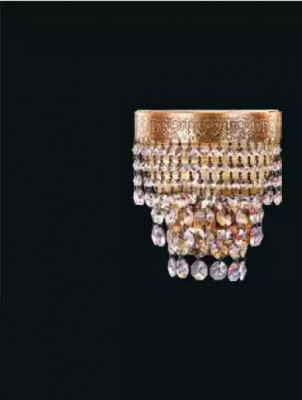 Wandlampe Wandleuchten Wandleuchte Lüster Wand Lampen Kristall Gold