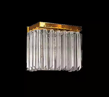 Lüster Deckenlampe Deckenleuchter Luxus Gold Kronleuchter Kristall Art