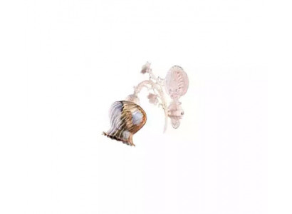 Wandleuchten Wandlampe Blumen Wandleuchte Lüster Wand Lampe Glas Weiß