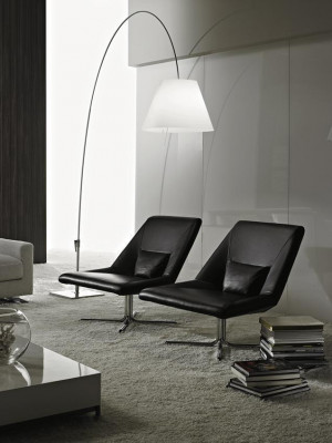 Sessel Italienischer Stil Luxus 1Sitzer Polster Designer Sessel Leder Prianera