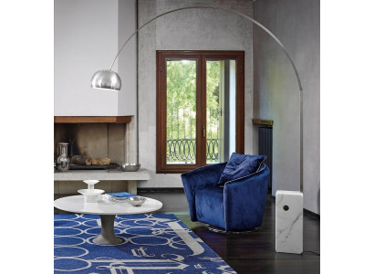 Sessel 1 Sitzer Blau Wohnzimmer Luxus Design Italienische Möbel Elegantes Neu