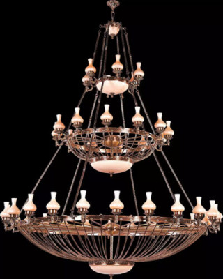 Große Leuchte Lampe Kronleuchter Luxus Lampen xxl deckenleuchte 250x300