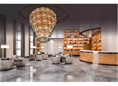 Moderne Gold Deckenlampe für Zuhause Wohnzimmer Neu Luxuriös für Stil