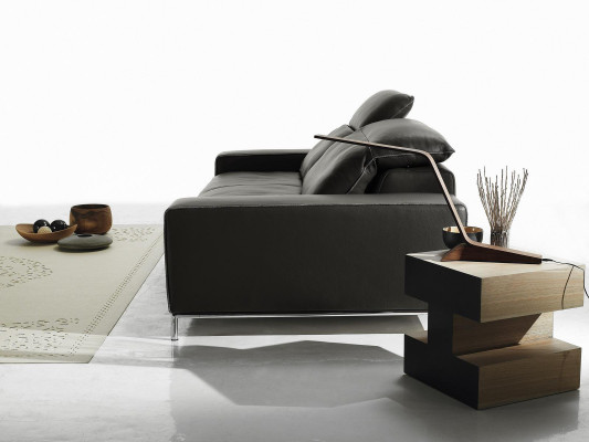 Modern Sofa 2 Sitz Luxus Leder Sofas Zweisitzer Wohnzimmer Design Prianera Couch