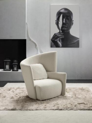 Sessel Sitz Modern Design Wohnzimmer Weiß Italienischer Stil Luxus Prianera Neu