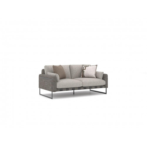 Luxus Zweisitzer Sofa Polstermöbel Textil Couch Modern Wohnzimmer Möbel