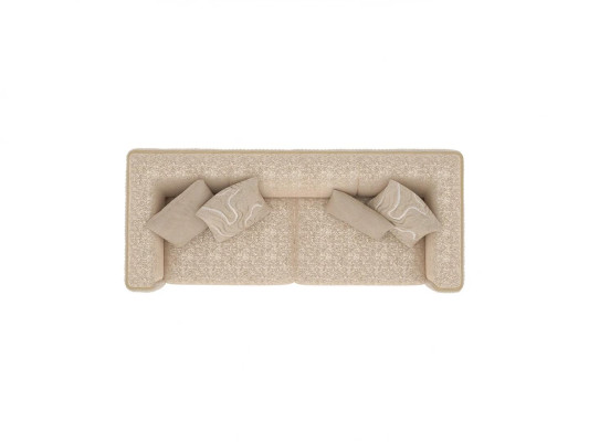Dreisitzer Sofa Textil Wohnzimmer Beige Polstermöbel Luxus Sofas Couch