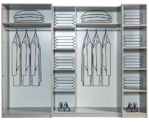 Designer Kleiderschrank Schlafzimmer Luxuriöse Schränke Stil Holzmöbel