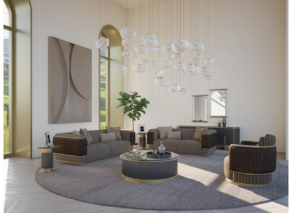 Wohnzimmer Polstermöbel Sofa Set Zweisitzer Dreisitzer Sofa Couch Luxus Sessel