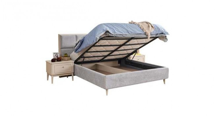 Komplett Schlafzimmer Möbel Set Bett 2x Nachttisch Schminktisch 4tlg Neu