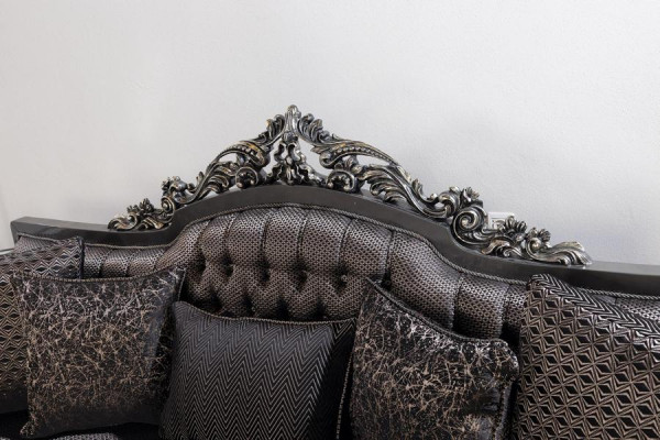 Sofas 3 Sitzer Textil Big Möbel Wohnzimmer Klassisch Neu Sofa Polyester Couch