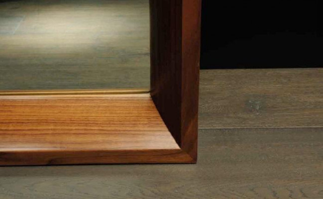 Spiegel mit Wohnzimmer Wandspiegel Wohnzimmer neue Rahmenfarbe braun Holz