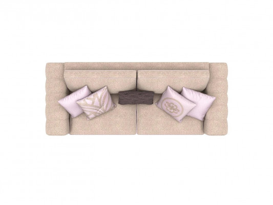 Beige Dreisitzer Sofa Couch Wohnzimmer Polstermöbel Einrichtung Neu Möbel