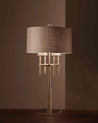 Tischlampe Metall Schlafzimmer Wohnzimmer Nachtlicht Stil Modern