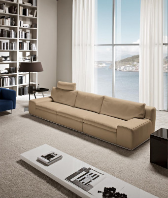 Sofa 4 Sitzer Big xxl Couch Sofas Couchen Wohnzimmer Design Viersitzer PRIANERA
