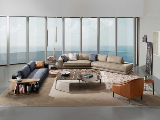 Sofas Zimmer Möbel Dreisitzer Design Dreisitzer Couch Polster Sofa Blau Prianera