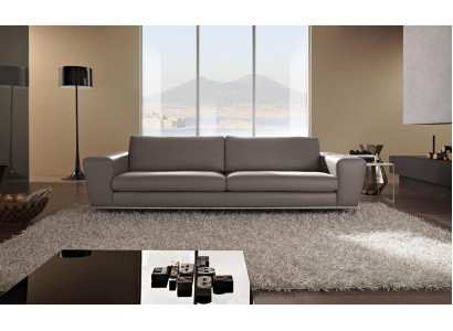 Modern Couch Leder Sofas Designsofa Dreisitzer Sitz Grau Sofa 3 Sitz Prianera