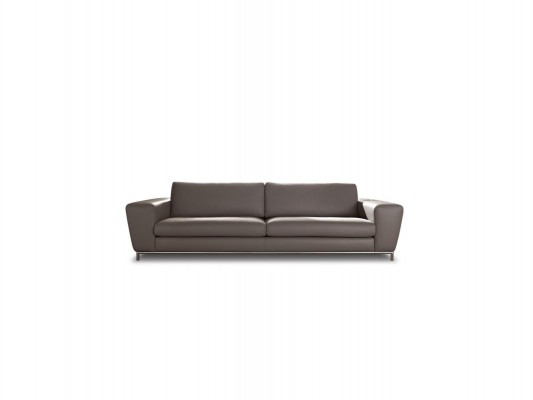 Modern Couch Leder Sofas Designsofa Dreisitzer Sitz Grau Sofa 3 Sitz Prianera
