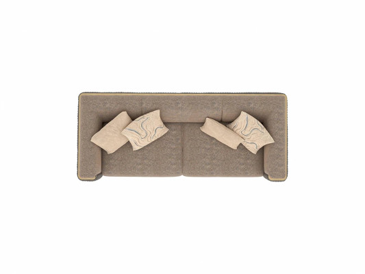 Grau Dreisitzer Sofa Luxus Design Polstermöbel Modern Wohnzimmer Sofas Couch