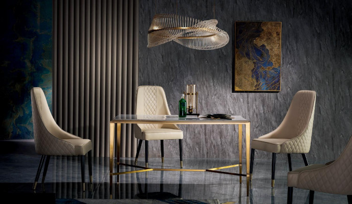 Esstisch Tisch Gruppe Esszimmer Wohnzimmer Tische Garnitur Holz Design