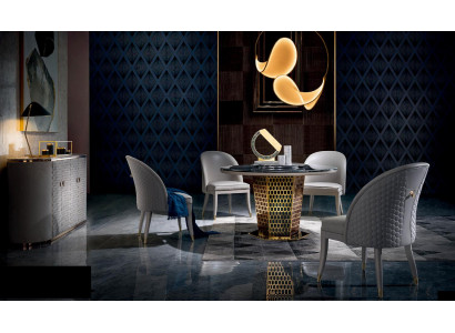 Runder Esszimmer Rund Tisch Holz Tische Runde Deko Klassische Barock Stil