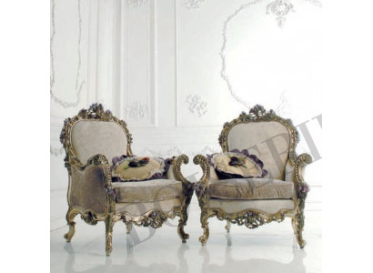 Sessel Sofa Couch 1 Sitzer Designer Couchen Club Art déco Polster Fernseh Lounge